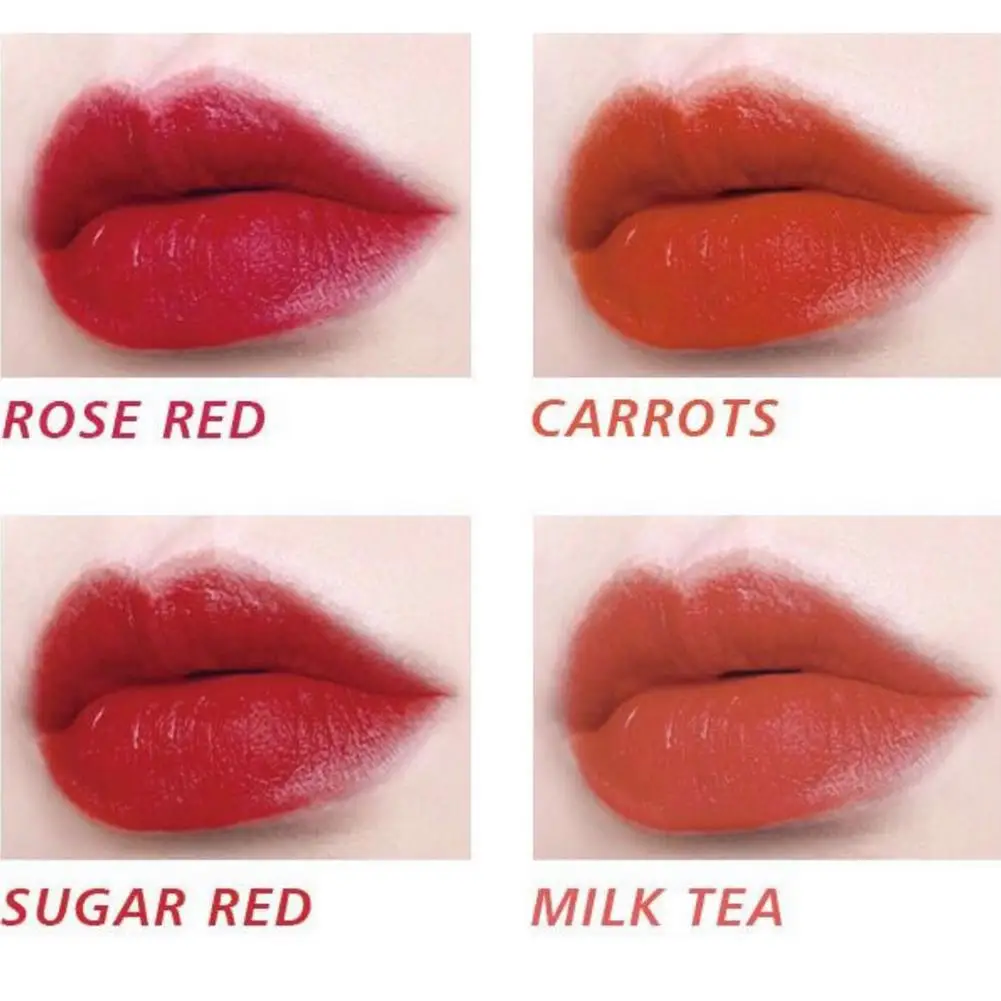 

4 Colors Liquid Lipstick Set Matte Velvet Lip Gloss Paste Lip Glaze Moisturize Long Lasting Lip Tint Cosmetic Kit TSLM1