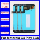 Оптовая продажа для Motorola Moto G4 Play XT1604 XT1602 XT1607 XT1609 XT1601 XT1603 3 шт. ЖК-дисплей + цифровой преобразователь сенсорного экрана в сборе