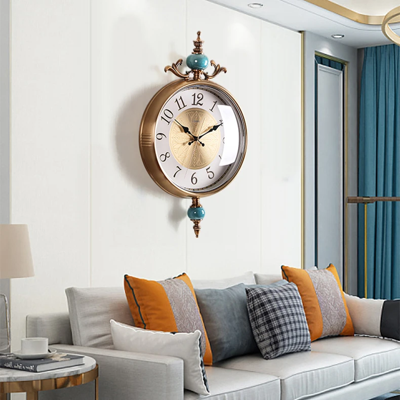 Европейская декорация настенные часы художественные креативные бесшумные