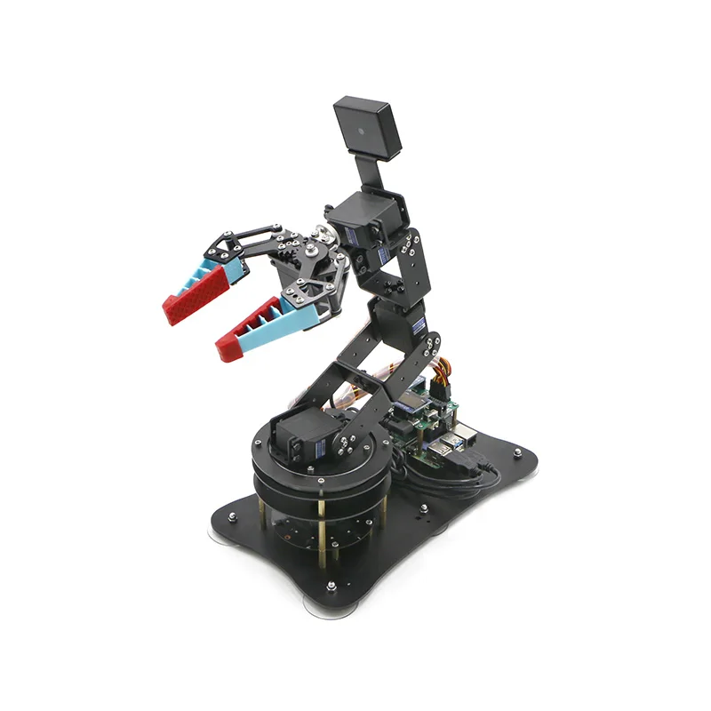 Moveit 6 Dof Роботизированная рукоятка умная ИИ видение с STM32 гибкий коготь для Raspberry Pi