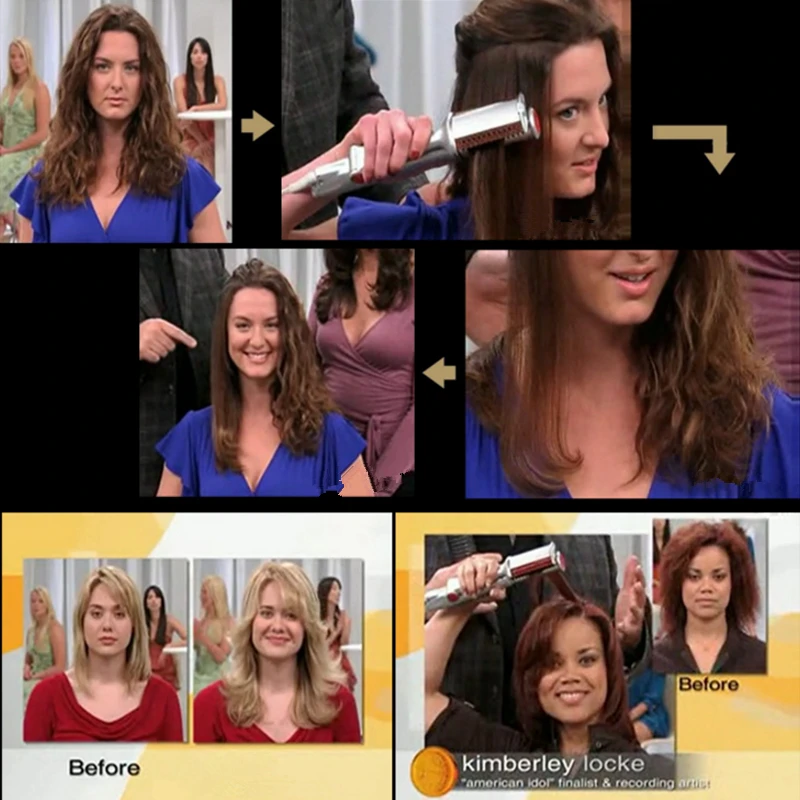 Профессиональная щетка для волос быстрый выпрямитель расческа термостат