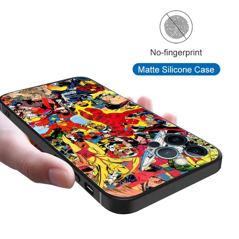 Phone Case For Apple iPhone 14 14 11 13 12 Pro Max 13 12 Mini XS Max XR X 8 7 6s 6 Plus 7 8 6S 6 Fundas Retro Marvel Comic