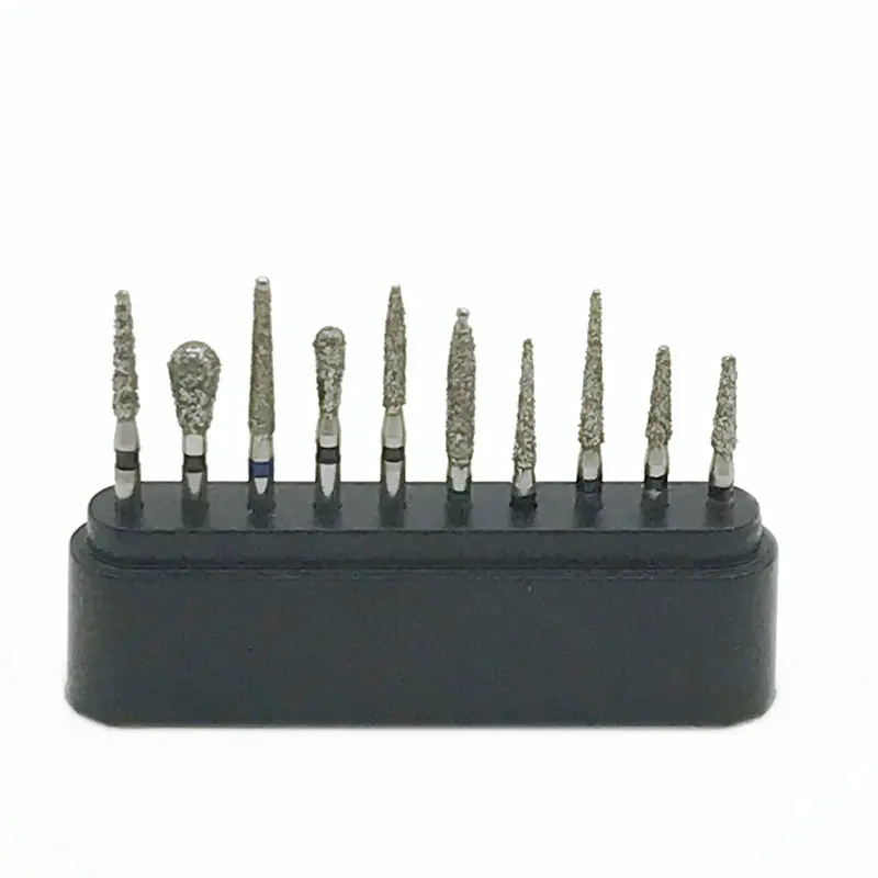 10 шт. FG1.6 скайс набор боров для полировки фарфора Стоматологический Продукт |