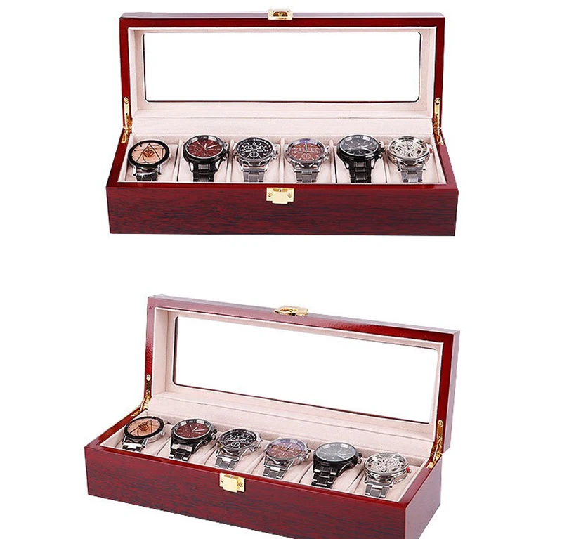 Деревянная коробка для часов 10 ячеек деревянный держатель мужчин женщин Мужская