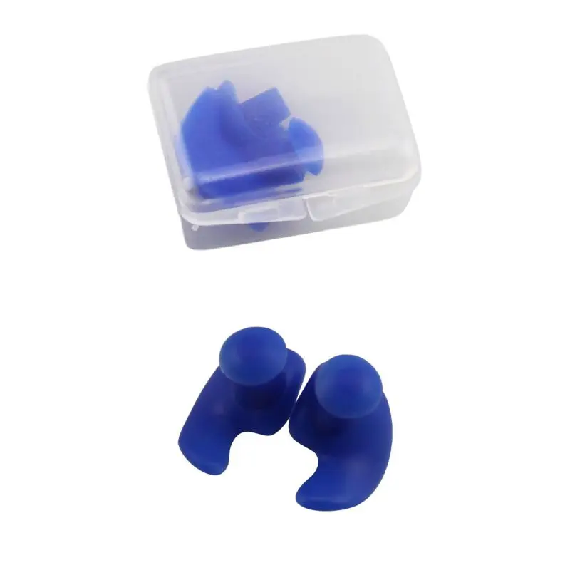 

Best! Swimming Earplugs Spiral Swimming Earplugs Waterproof Silicone Ear Plugs Swimming Swim Earplugs For Swimming Showering