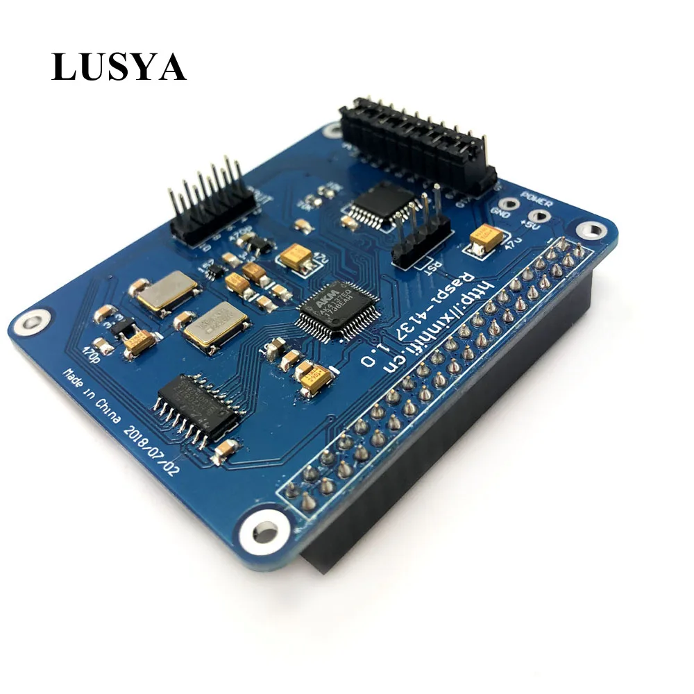 Lusya Raspi-4137 Raspberry Pi цифровой трансляционный сетевой плеер поддерживает 32bit 384K DSD256