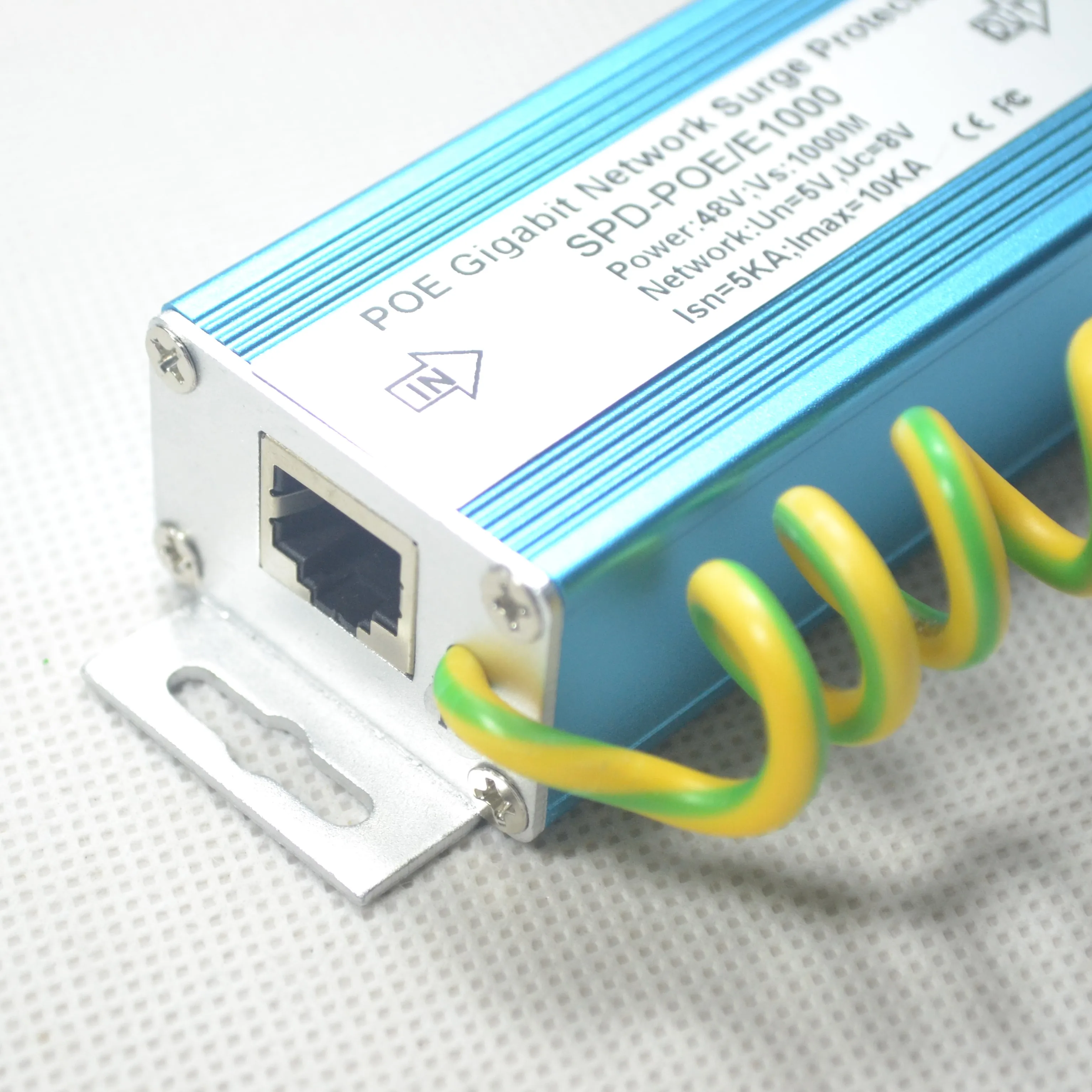 POE гигабитный стабилизатор напряжения сети RJ45 гром мощность surger защита Lightning компьютер PC кабель Arrester