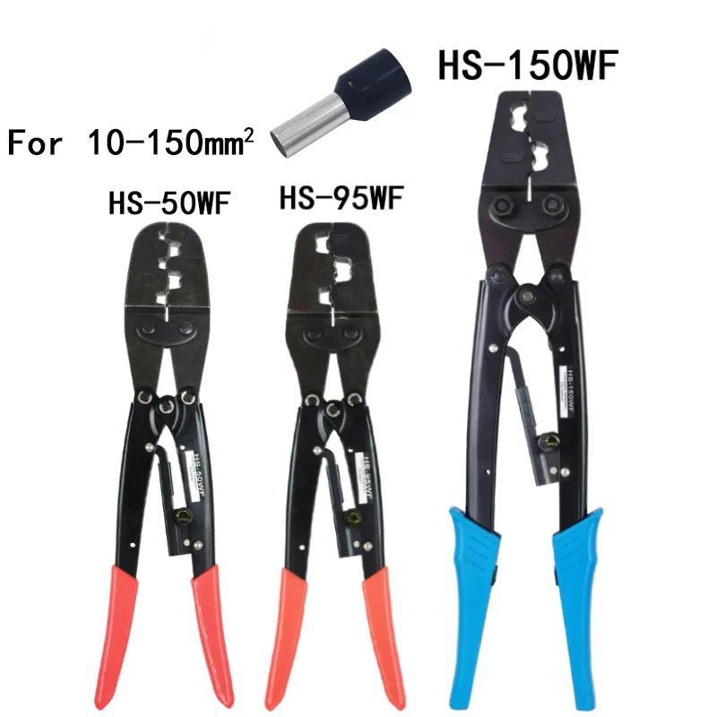 

Herramientas de prensado de férula, alicates de alambre, terminal grande, conector eléctrico, herramienta de prensado manual de