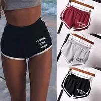 custom logo women shorts casual sports shorts 2021 summer joggers quick dry short pants yoga beach short pants