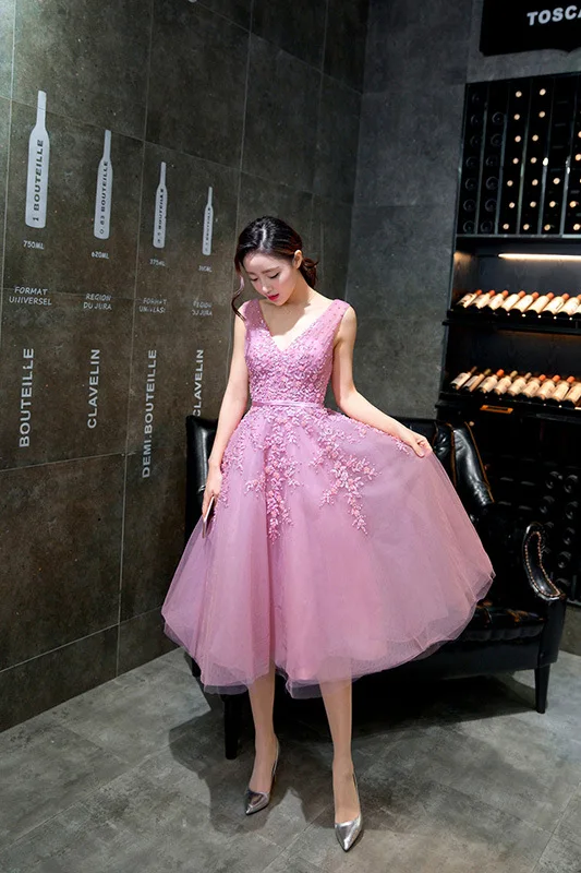 Светло-фиолетовые Вечерние платья 2020 с глубоким V-образным вырезом сексуальные