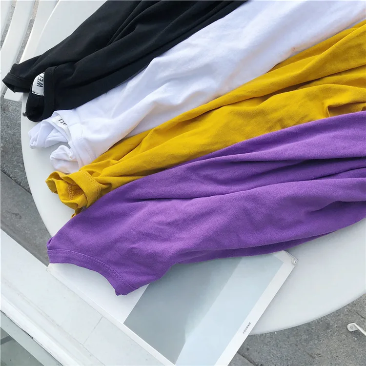 

Summer 2020 new loose open back hollow T-shirt short sleeve women tshirt