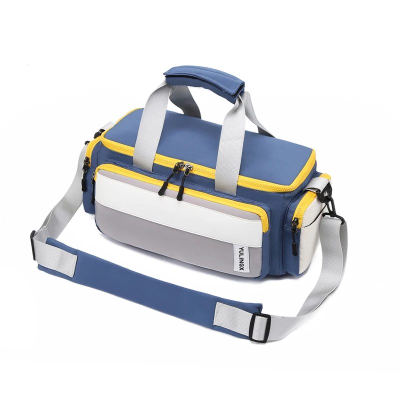 Дизайнерские водонепроницаемые сумки в полоску на выходные из ткани Оксфорд