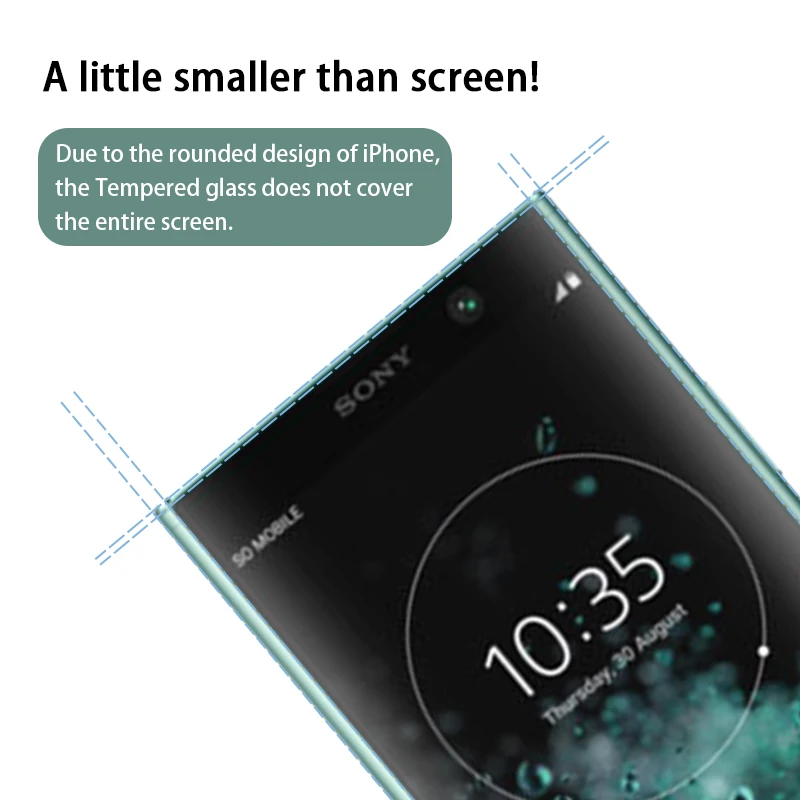 1/2/3 шт прозрачное переднее Защитное стекло для Sony XA3 Защита экрана XA XA1 XA2 Ultra Plus HD
