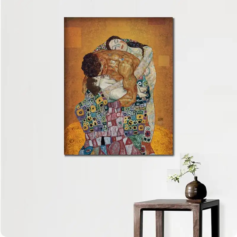 Художественное полотно Густав Климт семейная ручная роспись Масляные картины