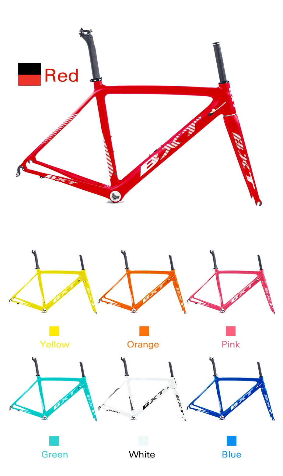Aero дороги углерода рама китайская дорожная Bicicleta карбоновая рама 50/53/55 см кадров углерода маршрут, углеродный руль для велосипеда Рама