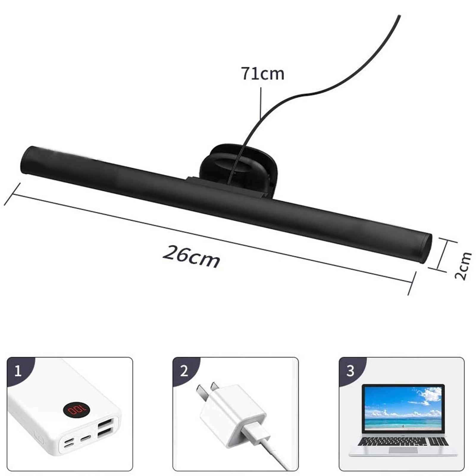 Затемнение для защиты глаз светодиодный настольная лампа компьютера ПК МОНИТОР