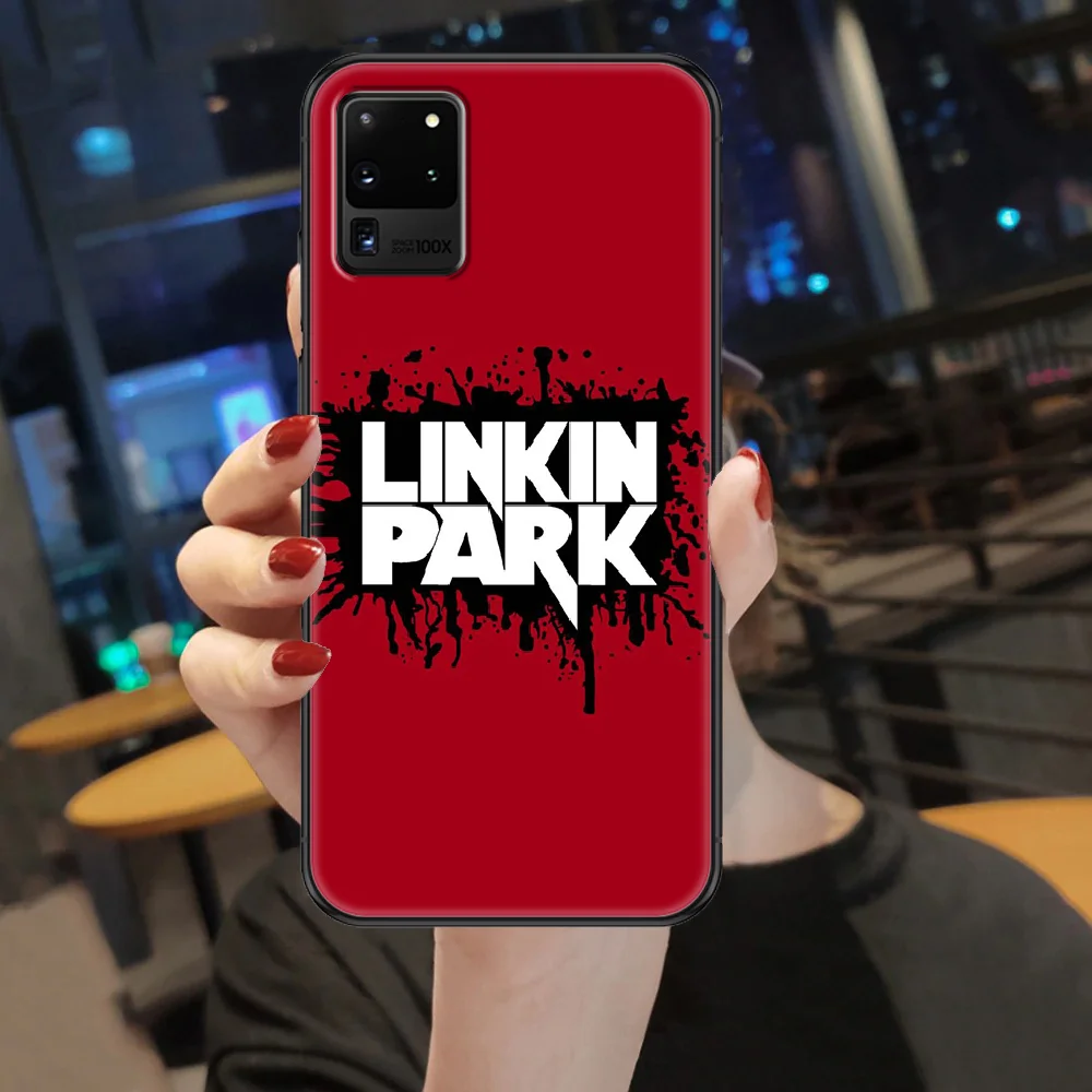 

linkin Rock and park Phone case For Samsung Galaxy Note 4 8 9 10 20 S8 S9 S10 S10E S20 Plus UITRA Ultra black silicone shell