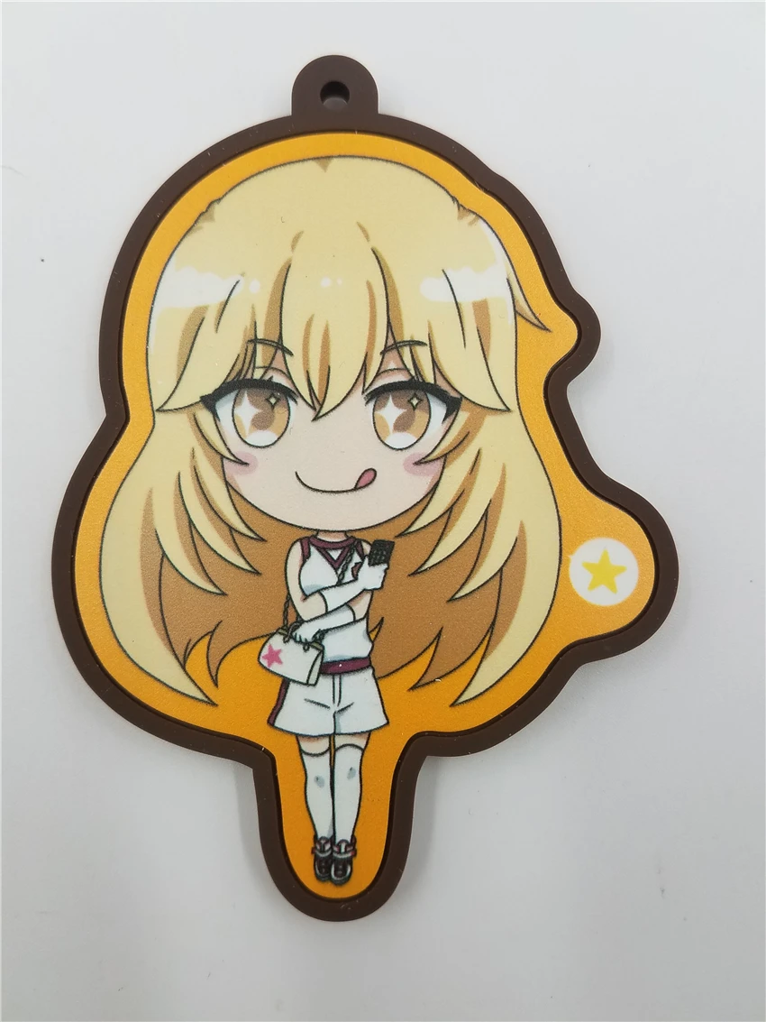 Toaru Kagaku no Railgun Original Japanese anime rubber mobile phone charm keychain strap |