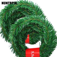 5 5m festive party rattan diy wreath christmas decoration garland xmas party drop ornament 2020 christmas decorations for home