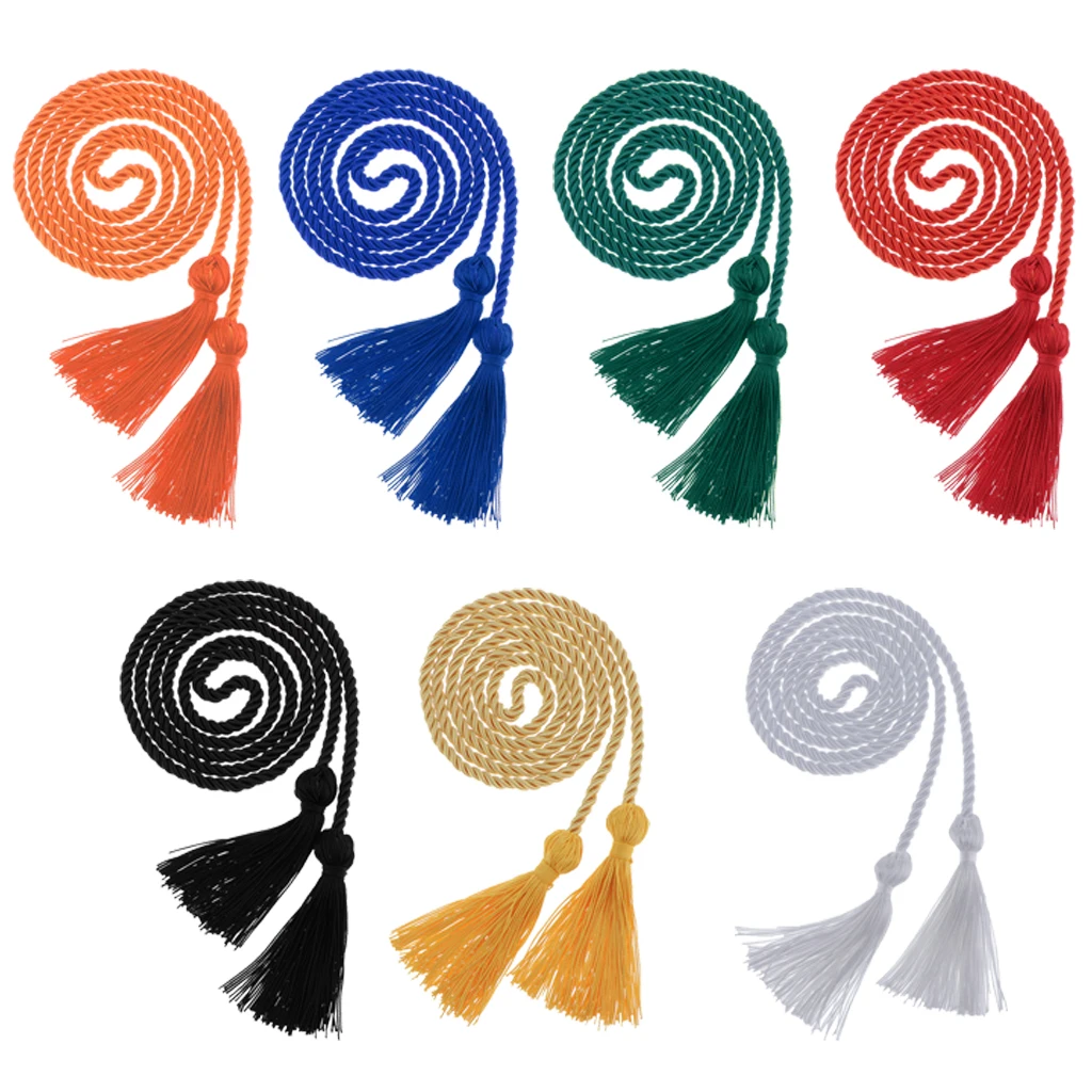 

Шнуры Honor 1,7 м однотонные для выпускного, для студентов, разные цвета, красный, синий, желтый, золотой, зеленый, белый