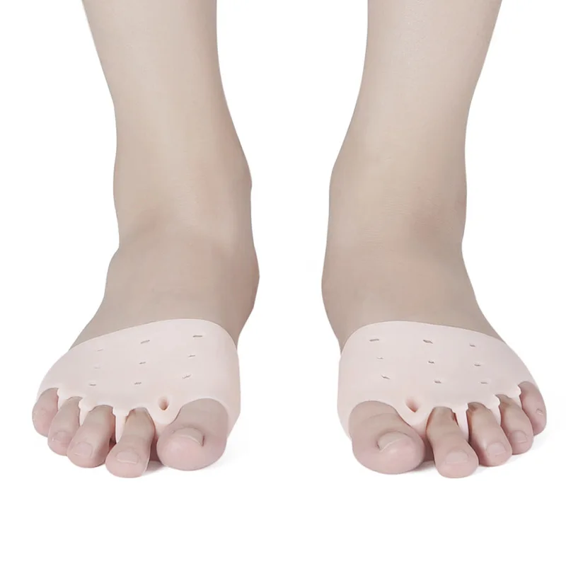

1 Pair Toe Separator Corrector Hallux Valgus Hair Straightener Orthodontic Toe Braces Silicone Toe Foot Cover Care Tool