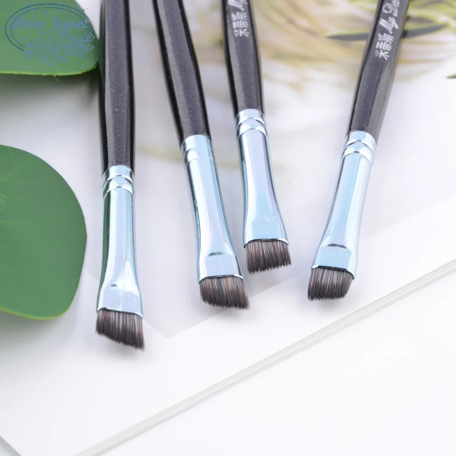 1 шт. 046 Угловые кисти для макияжа бровей Макияж синтетические волосы деревянная