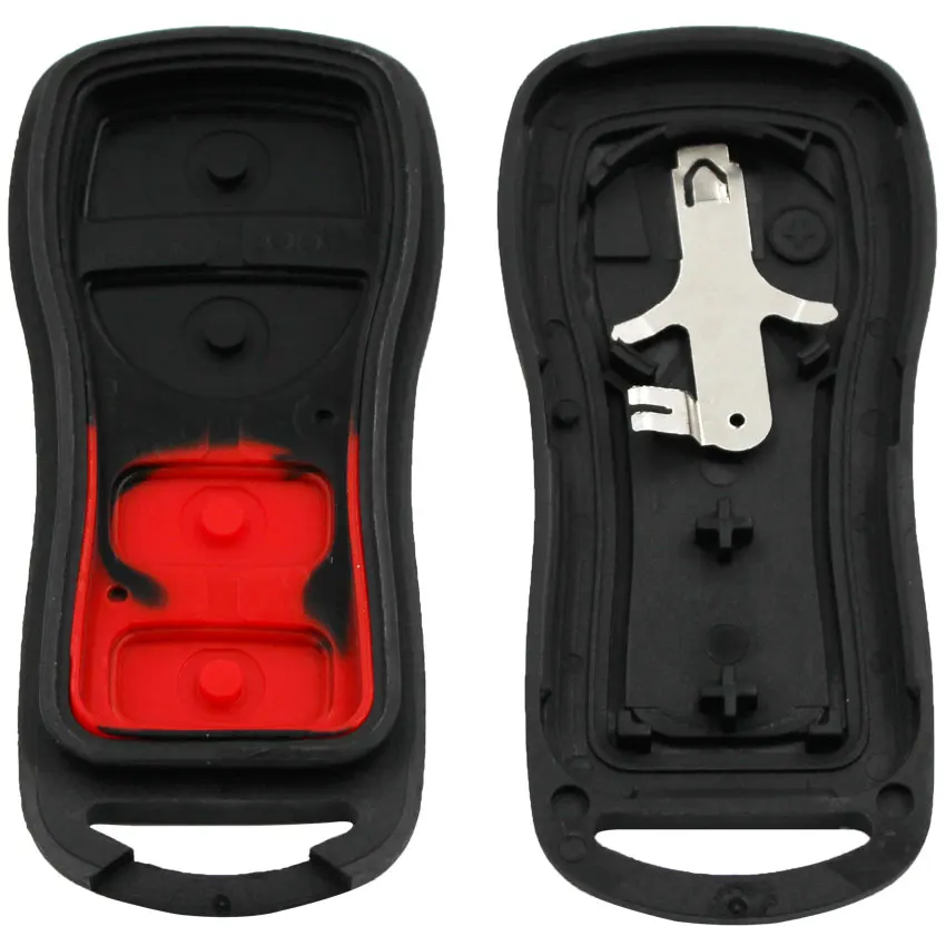 2 + 1/3 кнопки дистанционного ключа автомобиля оболочки чехол Fob для Nissan Tiida LIVINA X Trail