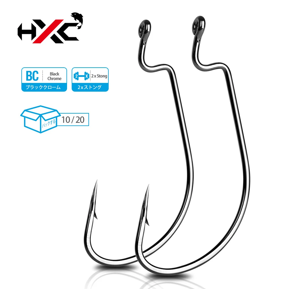 HXC офсетные рыболовные крючки широкий кренк рыболовный крючок для магнитной