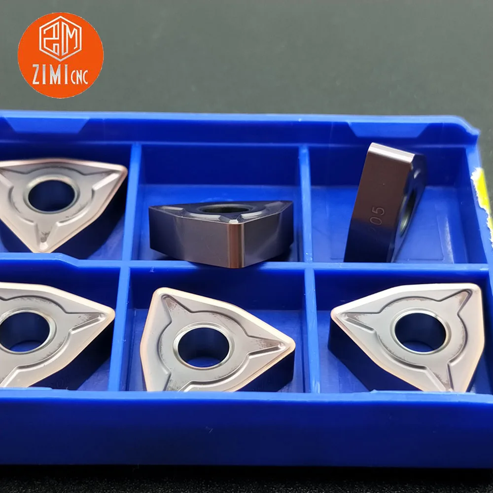 

10 шт. WNMG080412-EM YBG205 карбидная вставка персиковая форма токарный станок с ЧПУ Токарный инструмент режущий инструмент полуотделочный для нержа...