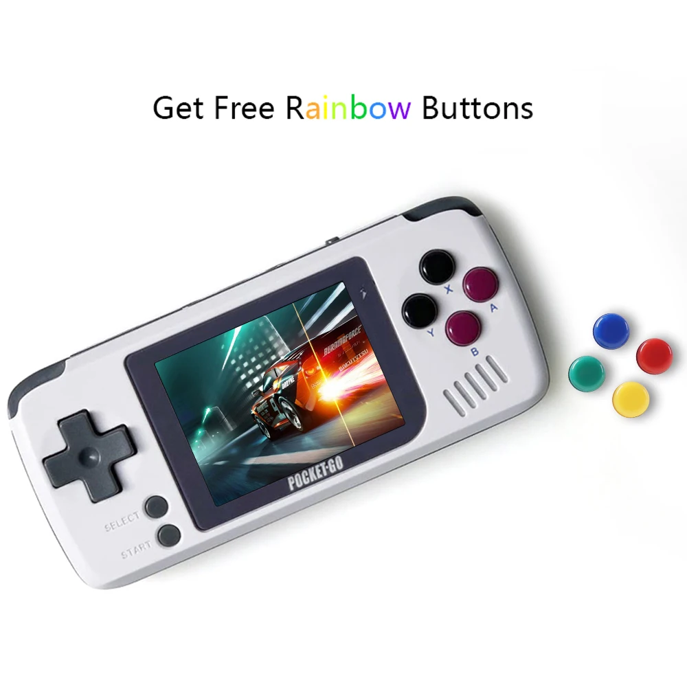 Игровая консоль PocketGo ретро портативная игровая 2 4 дюймовый экран портативные