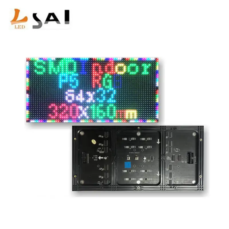 Lian Sai P5 светодиодный модуль Крытый SMD2121 RGB 1/16 сканирования 320x160 мм 64x32 пикселей