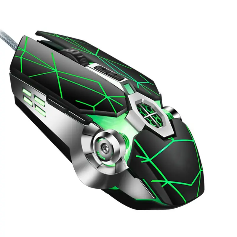 New USB Gaming Mouse High Definition 4000DPI RGB LED Light Optical Corded Mice | Компьютеры и офис