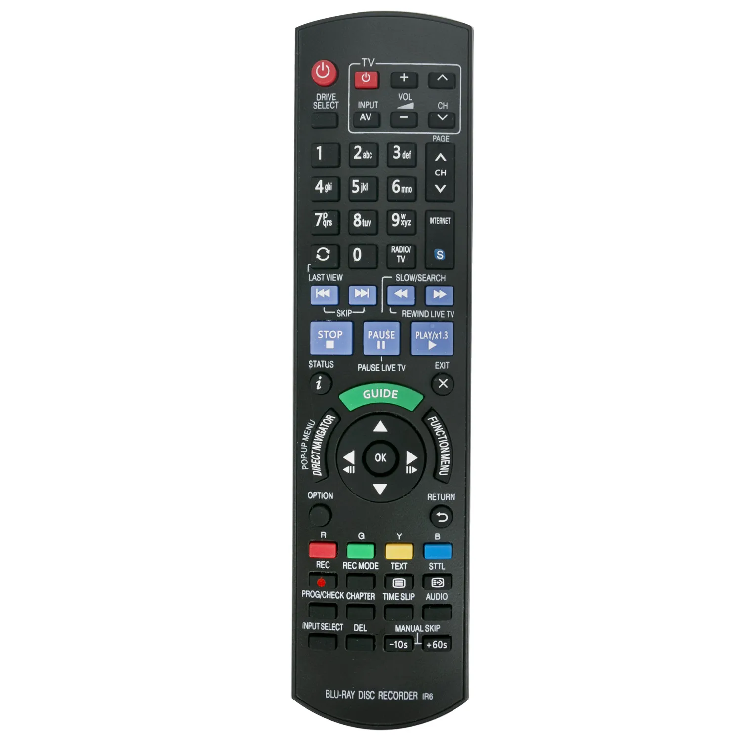 Новый пульт дистанционного управления для Panasonic N2QAYB000758 DMR BWT720EB Blu Ray DVD