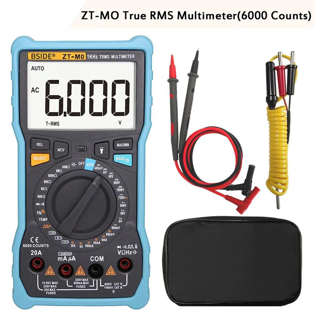 Цифровой мультиметр BSIDE ZT301 ZT302 измеритель емкости напряжения
