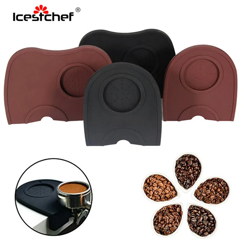 ICESTCHEF силиконовый держатель для кофе ручной бариста эспрессо подделка угловой