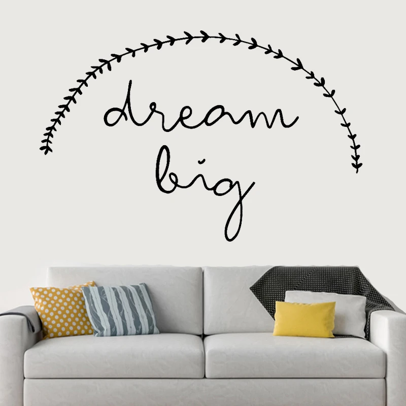 

Motivational Quotes Wall Sticker Company Office Vinyl Decals School Wall Decor Removable Living Room Decoration Inspirational