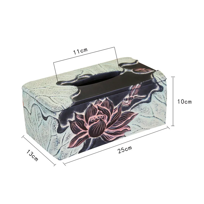 

Bathroom Resin Tissue Box Desktop Organizer Holder For Office Home Living Room Bedroom Useful Storage Box Antique Art Paper Rack