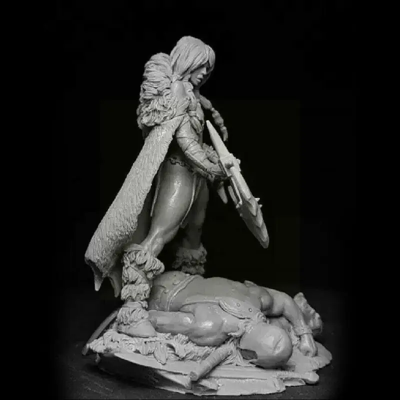 1/24 75mm Resin Figure Model Kit Sexy Girl Barbarian Unassambl Unpainted | Building Kits