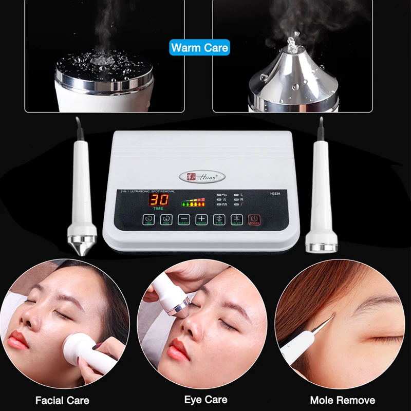 

3in1 ultrasonic beauty nuskin lumispa galvanic instrument electroplating corporal detoxification Ultrasound Facial Body Massager