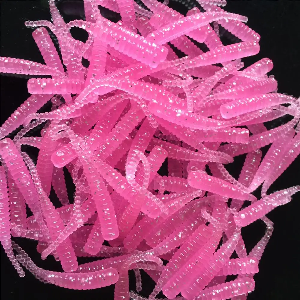 Силиконовая приманка Swolfy 250 шт./лот червь приманки 4 см 0 г Мягкая для ловли карпа