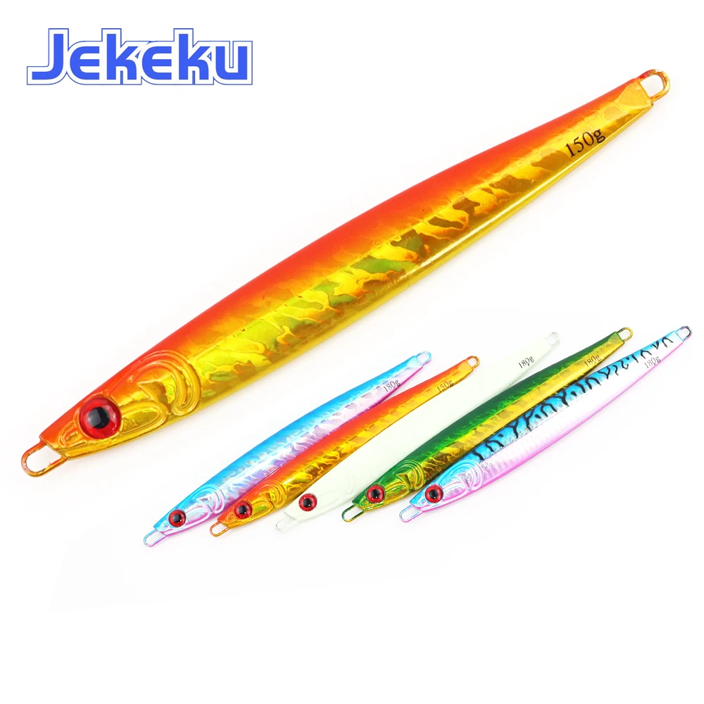 

Новая блестящая рыболовная приманка JEKEKU, 150 г, светящаяся приманка для лодки, искусственная Рыболовная Снасть