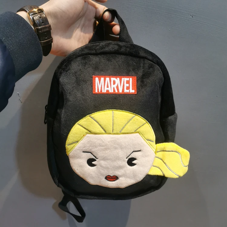 

Super hero avenger captain iron man howk carton comic backpack for children gift cute