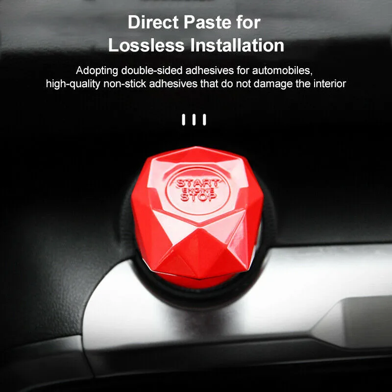 

Trim Button Cover Universal Engine Accessorie Decoration Interior Metal