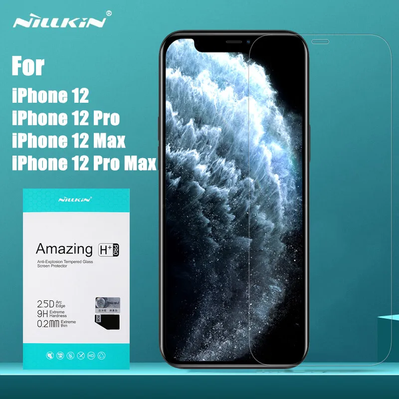 

For iPhone 12 Pro Max Glass Nillkin Amazing H / H+Pro Anti-Explosion Front Screen Protector For iPhone 12
