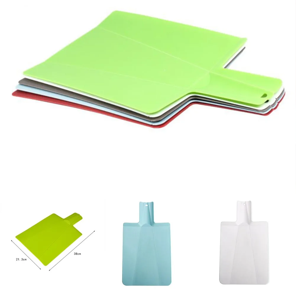 

1pc Cutting Board Foldable Chopping Board Vegetable Meat Cutting Board Food Grade Plastic Cutting Mats Kitchen Accessories