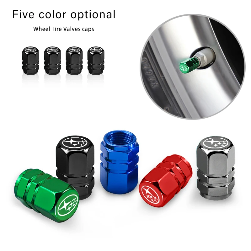 4 шт. Металлические колпачки для воздушных клапанов автомобильных колес