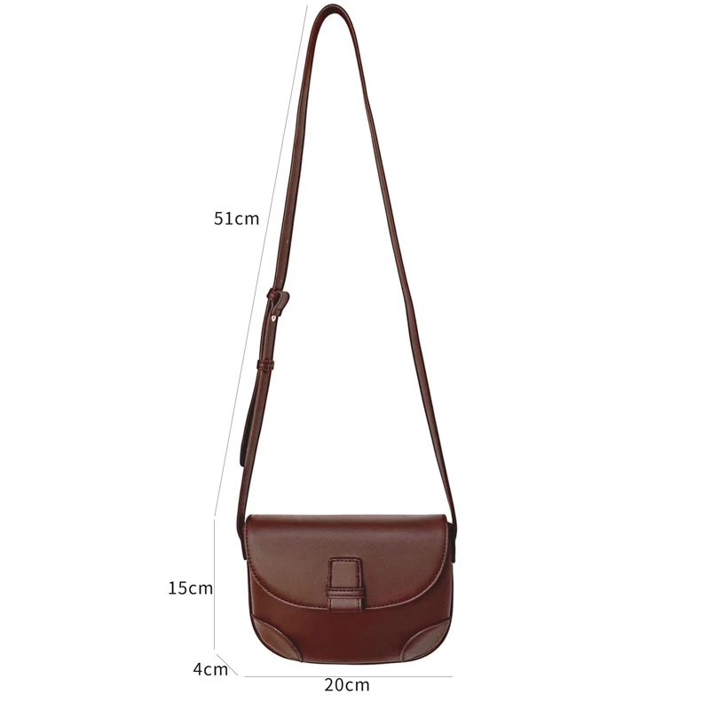 2020 New Women Mini Thin Saddle Bag Brand Designer Ladies Shoulder PU Cover Vintage Female Crossbody Phone Whole Sale | Багаж и сумки