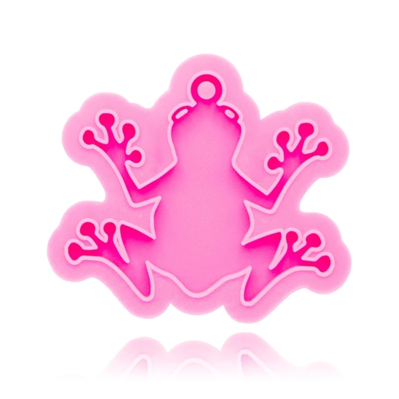 

Epoxy Resin Mold Cartoon Frog Shape Keychain Pendant Casting Silicone Mould DIY Crafts Jewelry Decorations Making Tools R9JE
