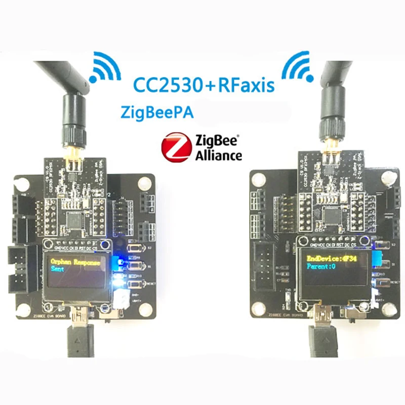 Макетная плата ZigBee CC2530 RFX2401C модуль ПА с большим радиусом усилитель ретранслятор