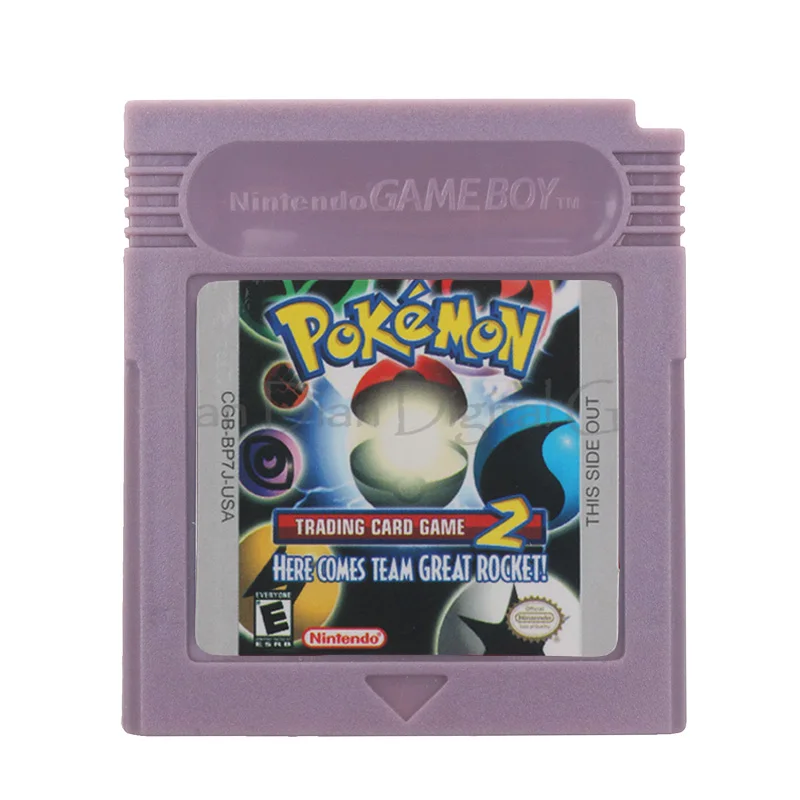Картридж для видеоигр Nintendo GBC консоль серия карте торговая карта 2 версия на